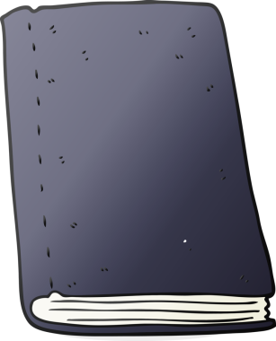 Bir insan tarafından el yazısıyla çizilmiş bir çizgi roman.