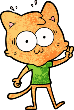 Bir insan tarafından çizilmiş bir çizgi film.