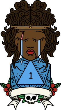 Retro Dövme Tarzı Ağlayan Barbar İnsan Bir insan tarafından çizilmiş doğal bir ruloyla