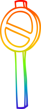 gökkuşağı gradyan çizgi çizimi bir insan tarafından çizilmiş çizgi film uyarı işareti