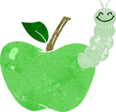 Bir insan tarafından çizilmiş el çizimi karikatür