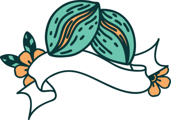 Bir insan tarafından çizilmiş kahve çekirdekli geleneksel dövme.