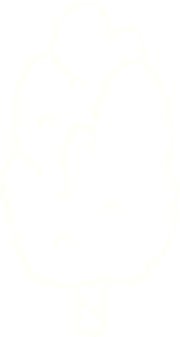 Bir insan tarafından çizilen Ağaç Tebeşiri