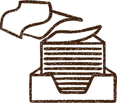 Ofis Kağıtları Bir insan tarafından çizilmiş Kömür