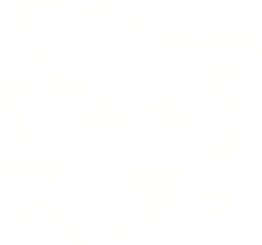 Bir insan tarafından çizilen Kedi Tebeşiri