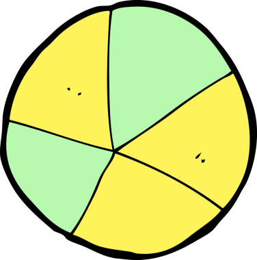 Bir insan tarafından çizilmiş çizgi film topu.