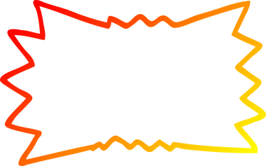 Bir insan tarafından çizilen karikatür çiziminin sıcak gradyanı