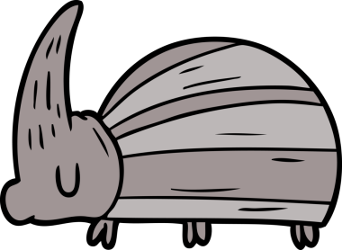 Bir insan tarafından çizilmiş dev böcek karikatürü.