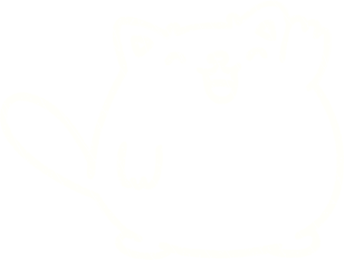 Bir insan tarafından çizilen Kedi Tebeşiri