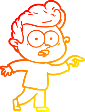 İnsan tarafından çizilmiş bir çizgi film karakteri.