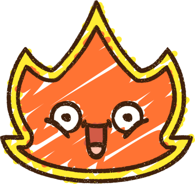 Bir insan tarafından çizilen Alev Karakteri Tebeşiri