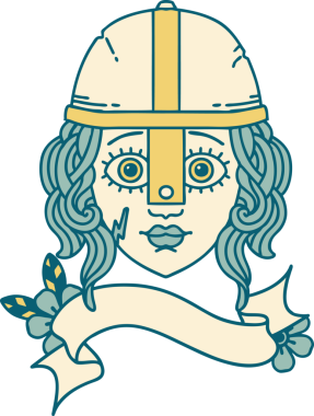 Retro Dövme Tarzı İnsan Dövüşçüsü Bir insan tarafından çizildi