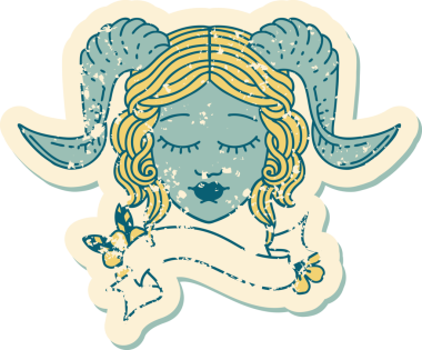 Retro Dövme Biçimi bir insan tarafından çizilmiş karakter yüzüName