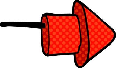 Bir insan tarafından çizilmiş havai fişek karalaması