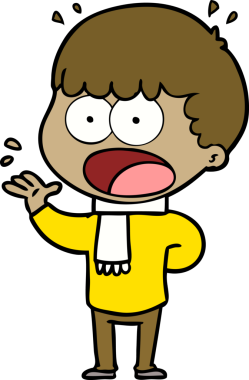 Bir insan tarafından çizilmiş bir karikatür.