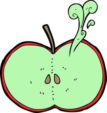 Bir insan tarafından çizilmiş çizgi film.