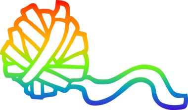 gökkuşağı gradyan çizgi çizimi bir insan tarafından çizilmiş bir çizgi çizgi top