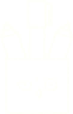 Bir insan tarafından çizilen Sanat Malzemeleri Tebeşiri