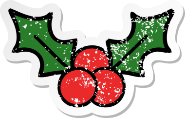 Bir insan tarafından çizilmiş şirin bir karikatür çıkartması.