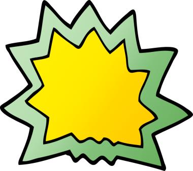 Bir insan tarafından çizilmiş karalama patlaması.