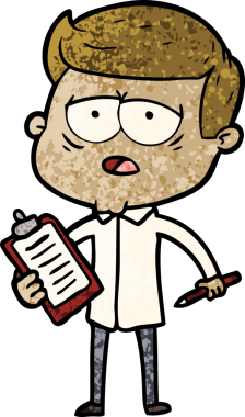 Bir insan tarafından çizilmiş yorgun bir adam.