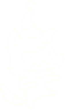 Bir insan tarafından çizilen Xmas Wolf Tebeşiri