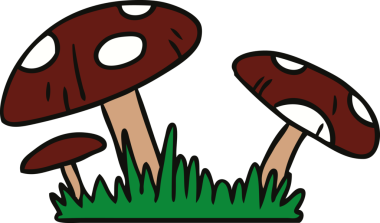 Bir insan tarafından çizilmiş bir kurbağa taburesi karalaması.