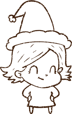 Bir insan tarafından çizilen neşeli kadın kömürü.