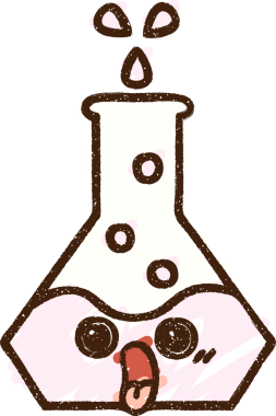 Bir insan tarafından çizilen iksir tebeşiri