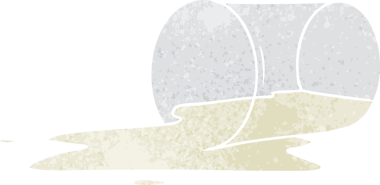 Bir insan tarafından çizilmiş eski bir çizgi film karalaması.