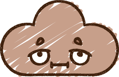 Bir insan tarafından çizilen Yağmur Bulutu Tebeşiri