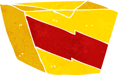 Bir insan tarafından çizilmiş makarna kutusu.