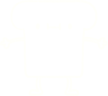 Bir insan tarafından çizilmiş Sevimli Tost Tebeşiri