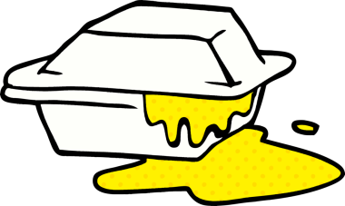 Bir insan tarafından çizilmiş karikatür peyniri.