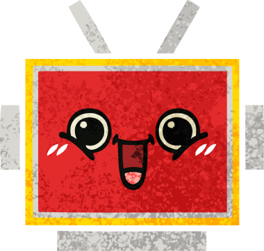 Bir insan tarafından çizilmiş robot kafasının retro çizim tarzı karikatürü