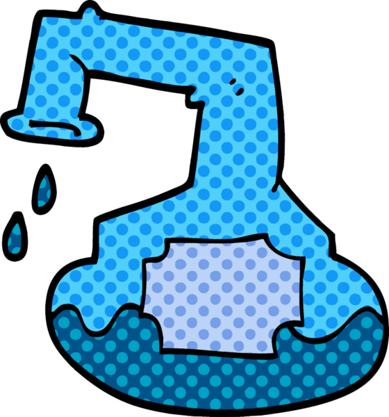 bir insan tarafından çizilmiş karalama bilim tüpü.