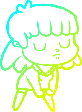 Bir insan tarafından çizilmiş ilgisiz bir karikatür çizimi.