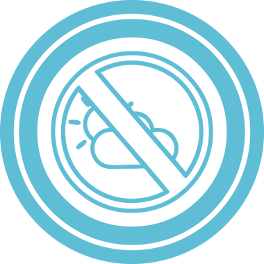 Bir insan tarafından çizilmiş hava durumu dairesel simgesi yok