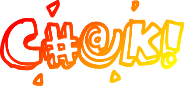 Bir insan tarafından çizilmiş bir çizgi filmin sıcak çizgi çizimi.