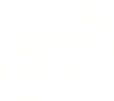 Bir insan tarafından çizilmiş elma tebeşiri