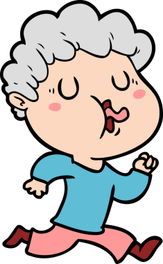 Bir insan tarafından çizilmiş çizgi film şarkıcısı.