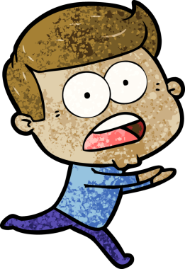 Bir insan tarafından çizilmiş bir karikatür.