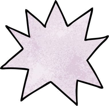 Bir insan tarafından çizilmiş beyaz bir tabelanın el çizimi karikatürü.