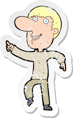 Bir insan tarafından çizilen mutlu adamın çizdiği çizgi filmin gerilimli yapıştırması.