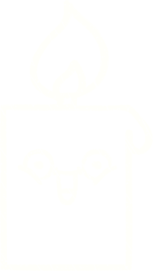 Yanan Mum Tebeşiri Bir insan tarafından çizilmiş