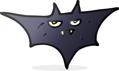 Bir insan tarafından çizilmiş cadılar bayramı sopası çizimi.