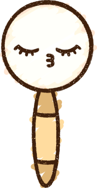 Bir insan tarafından çizilen Büyüteç Tebeşir Çizimi