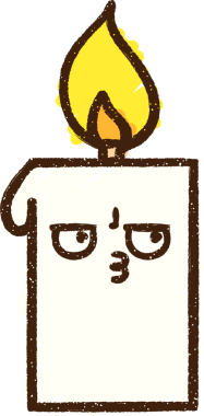 Bir insan tarafından çizilen Mum Tebeşiri