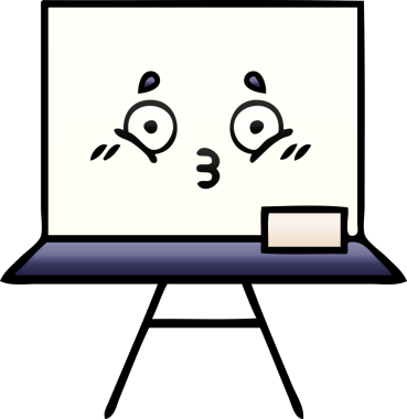 Bir insan tarafından çizilmiş beyaz bir karikatür.