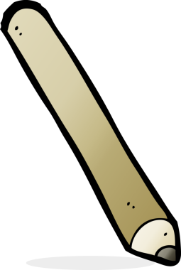 bir insan tarafından çizilmiş karikatür kalem